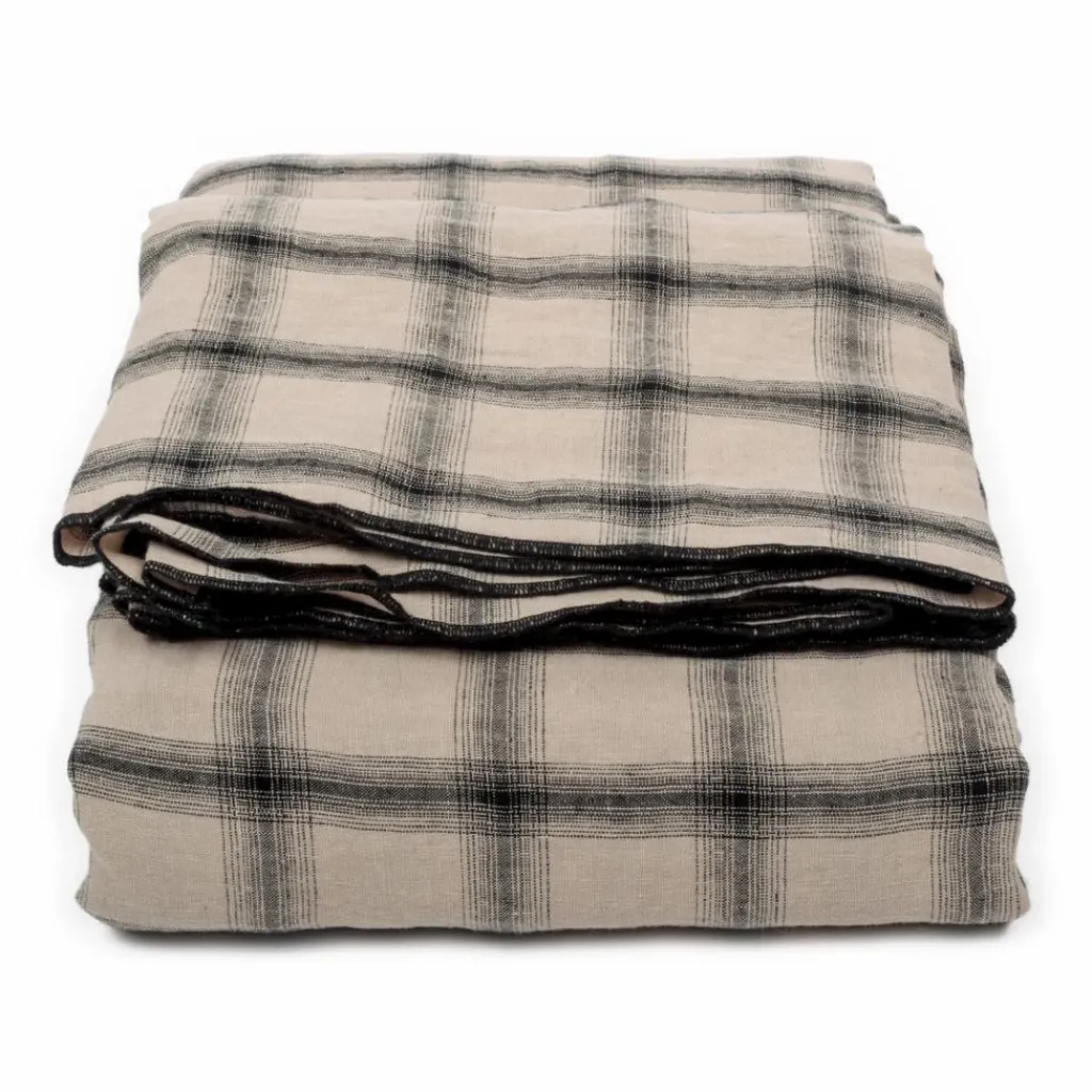 Online Nappe Highlands à carreaux en lin lavé | Linge De Table|Art De La Table