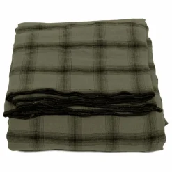 Hot Nappe Highlands à carreaux en lin lavé | Linge De Table|Art De La Table