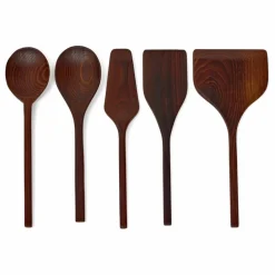 Hot Outils de cuisine Pure en bois - Set de 5 Art De La Table