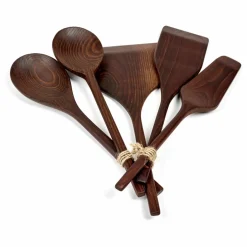 Hot Outils de cuisine Pure en bois - Set de 5 Art De La Table