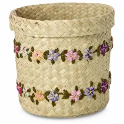 Discount Panier de rangement en raphia Fleurs Enfant Rangements|Patères, Paniers Enfant