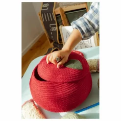New Panier de rangement Pomme | Enfant Rangements|Patères, Paniers Enfant