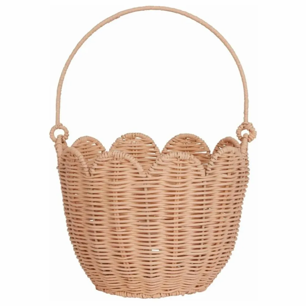 Sale Panier en rotin Petal | Enfant Rangements|Patères, Paniers Enfant