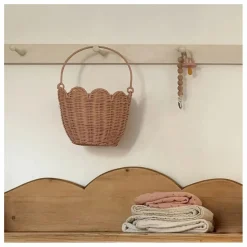 Sale Panier en rotin Petal | Enfant Rangements|Patères, Paniers Enfant