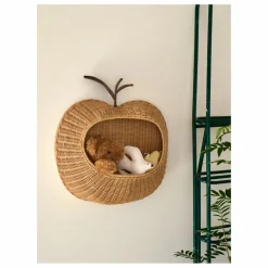 New Panier mural Pomme Enfant Rangements Muraux|Patères, Paniers Enfant