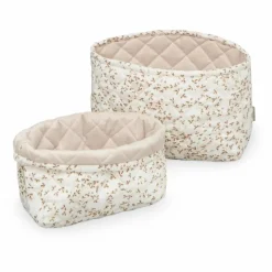 Outlet Paniers de rangement matelassés Lierre - set de 2 Enfant Rangements|Patères, Paniers Enfant