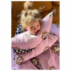 Parure de lit Floral en coton bio | Lilas Enfant Linge De Lit Enfant