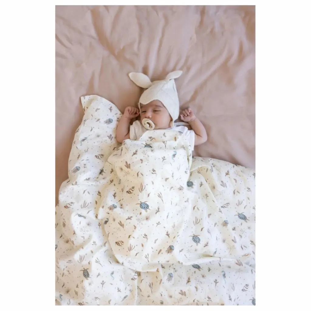 New Parure de lit Sea Garden | Linge De Lit Bébé|Linge De Lit Bébé