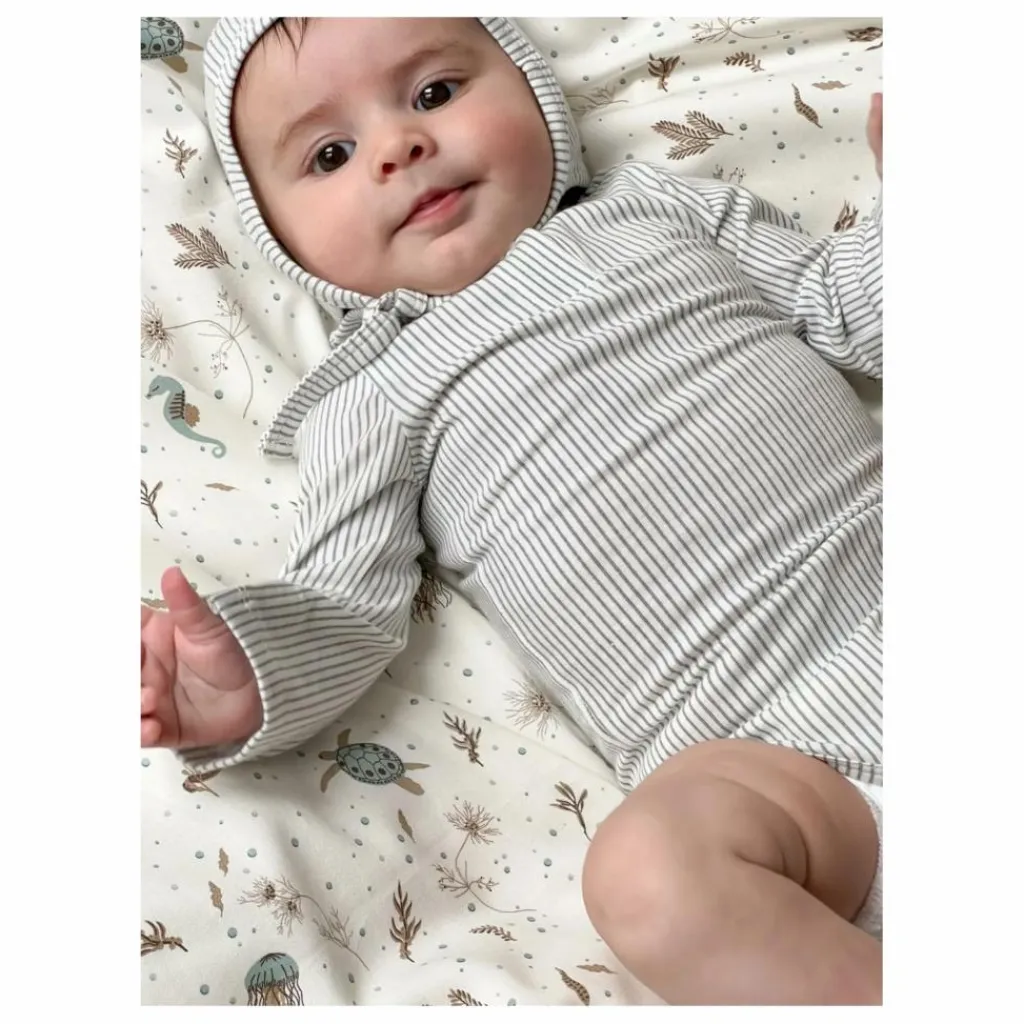 New Parure de lit Sea Garden | Linge De Lit Bébé|Linge De Lit Bébé