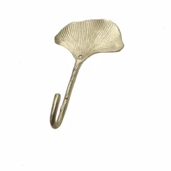 Patère en laiton Ginko | Petits Rangements