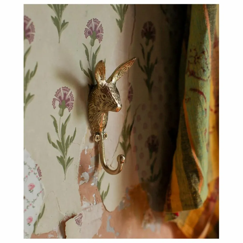 Clearance Patère en laiton Harri le lièvre | Enfant Patères|Patères, Paniers Enfant