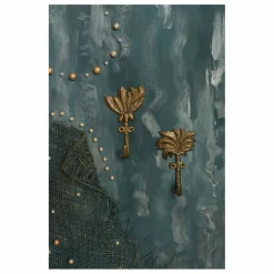 Clearance Patères Devi Palmtree en laiton recyclé - Set de 2 | Enfant Patères|Patères, Paniers Enfant