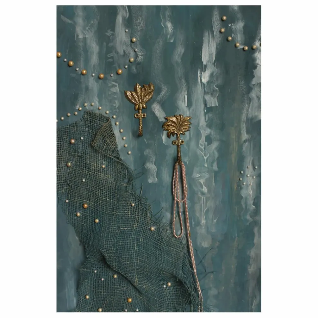 Clearance Patères Devi Palmtree en laiton recyclé - Set de 2 | Enfant Patères|Patères, Paniers Enfant