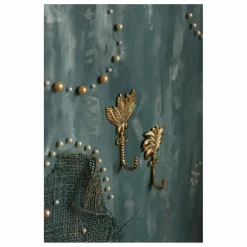 Clearance Patères Devi Palmtree en laiton recyclé - Set de 2 | Enfant Patères|Patères, Paniers Enfant