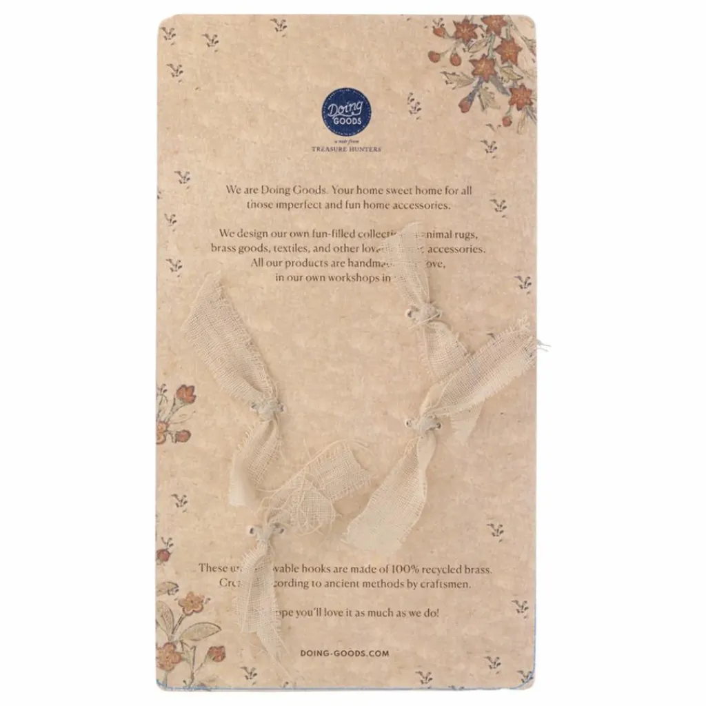 Clearance Patères Devi Palmtree en laiton recyclé - Set de 2 | Enfant Patères|Patères, Paniers Enfant