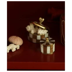 Clearance Petite boîte rayée Woody Circus | Petits Rangements