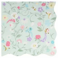 Sale Petites serviettes en papier florales Ladurée - Set de 16 Enfant Décoration De Fête