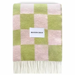 Discount Plaid en laine Damier | Enfant Linge De Lit Enfant|Linge De Lit