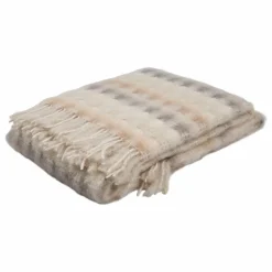 Clearance Plaid en mohair Mia Linge De Lit