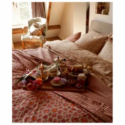 Clearance Plaid Léopard et totebag en coton | Linge De Lit