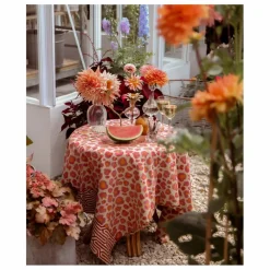 Clearance Plaid Léopard et totebag en coton | Linge De Lit