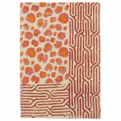 Clearance Plaid Léopard et totebag en coton | Linge De Lit