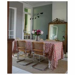 Clearance Plaid Léopard et totebag en coton | Linge De Lit