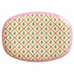 Hot Plat rectangle en mélamine Sapins | Enfant Vaisselle Enfant|Art De La Table