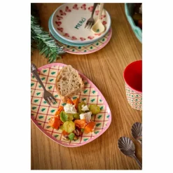 Hot Plat rectangle en mélamine Sapins | Enfant Vaisselle Enfant|Art De La Table
