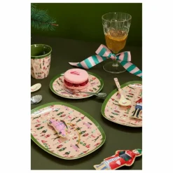 New Plat rectangle en mélamine Holiday | Enfant Vaisselle Enfant|Art De La Table