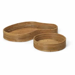 Clearance Plateaux Isola en rotin - Set de 2 Art De La Table