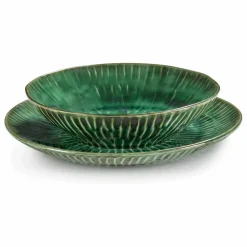 Sale Plats Verde Lanza, Pascale Naessens - Set de 2 | Art De La Table