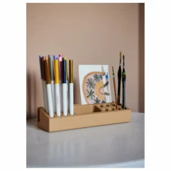 Clearance Porte crayon en bois de frêne | Enfant Patères, Paniers Enfant