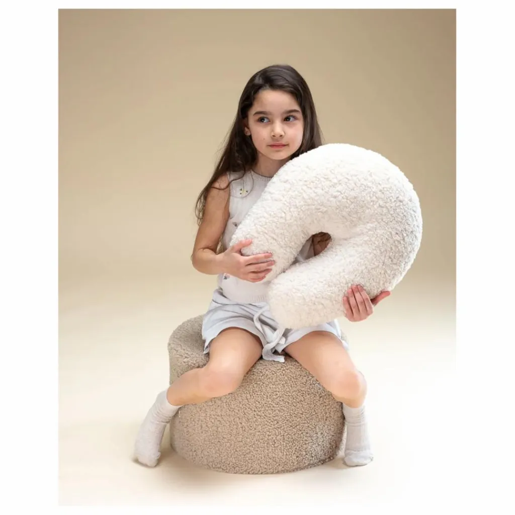 Pouf en teddy | Enfant Matelas De Sol, Poufs Enfant