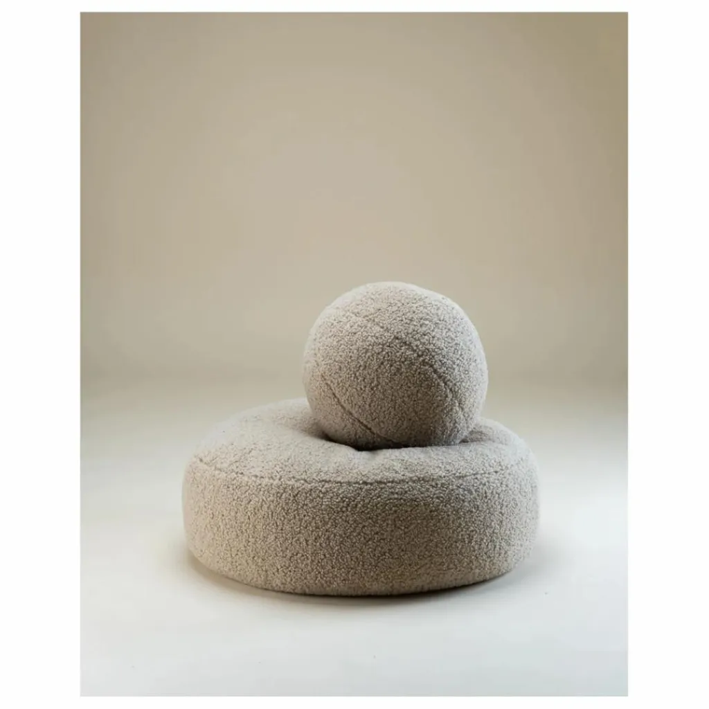 New Pouf en teddy | Enfant Matelas De Sol, Poufs Enfant