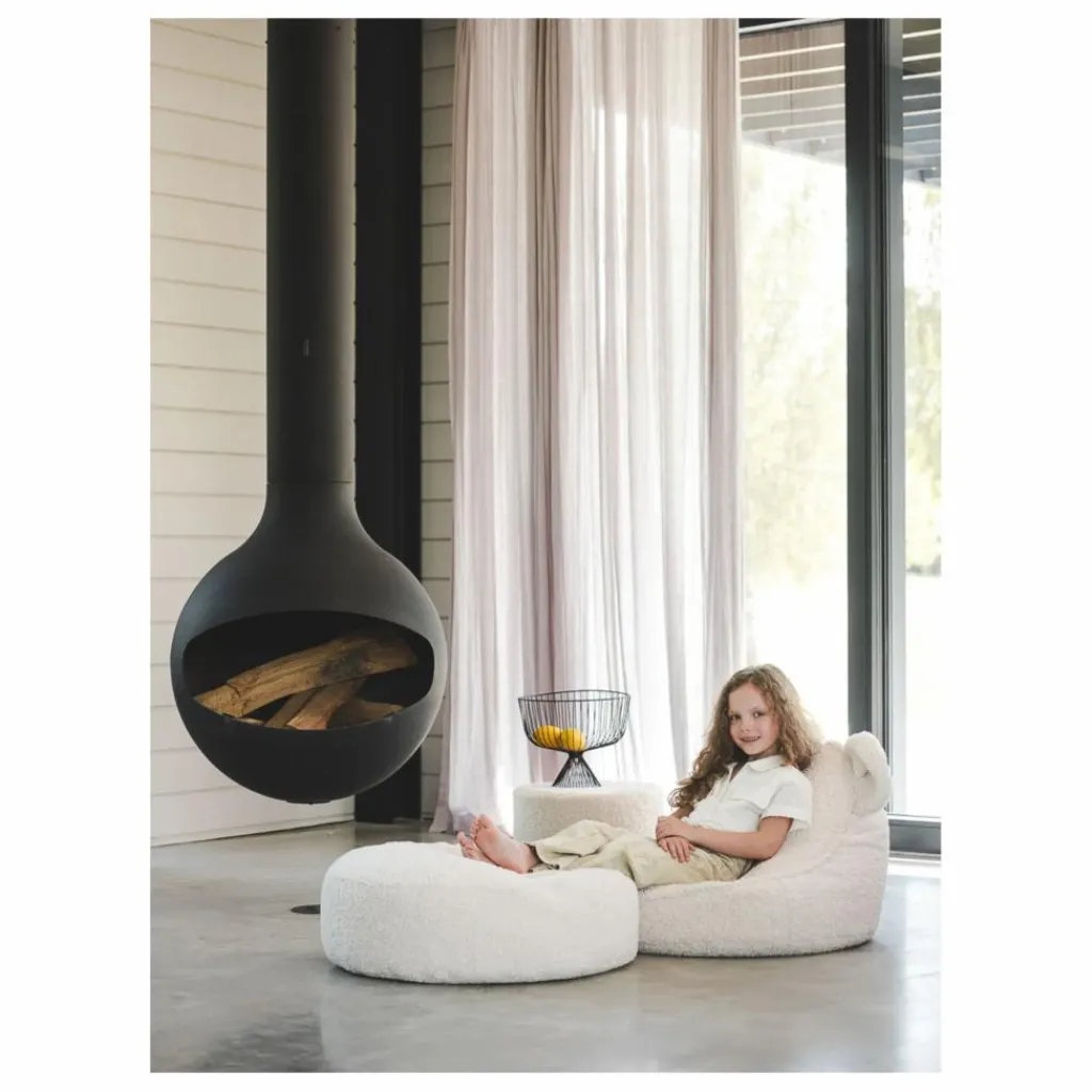 Clearance Pouf en teddy | Enfant Matelas De Sol, Poufs Enfant