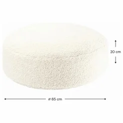 Clearance Pouf en teddy | Enfant Matelas De Sol, Poufs Enfant