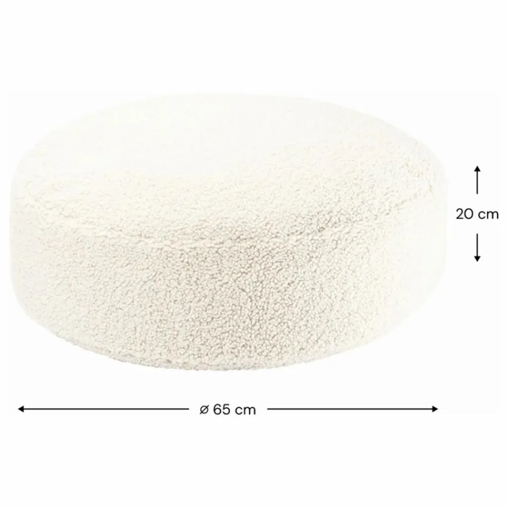 Clearance Pouf en teddy | Enfant Matelas De Sol, Poufs Enfant