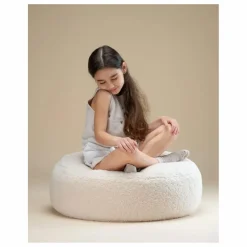 Clearance Pouf en teddy | Enfant Matelas De Sol, Poufs Enfant