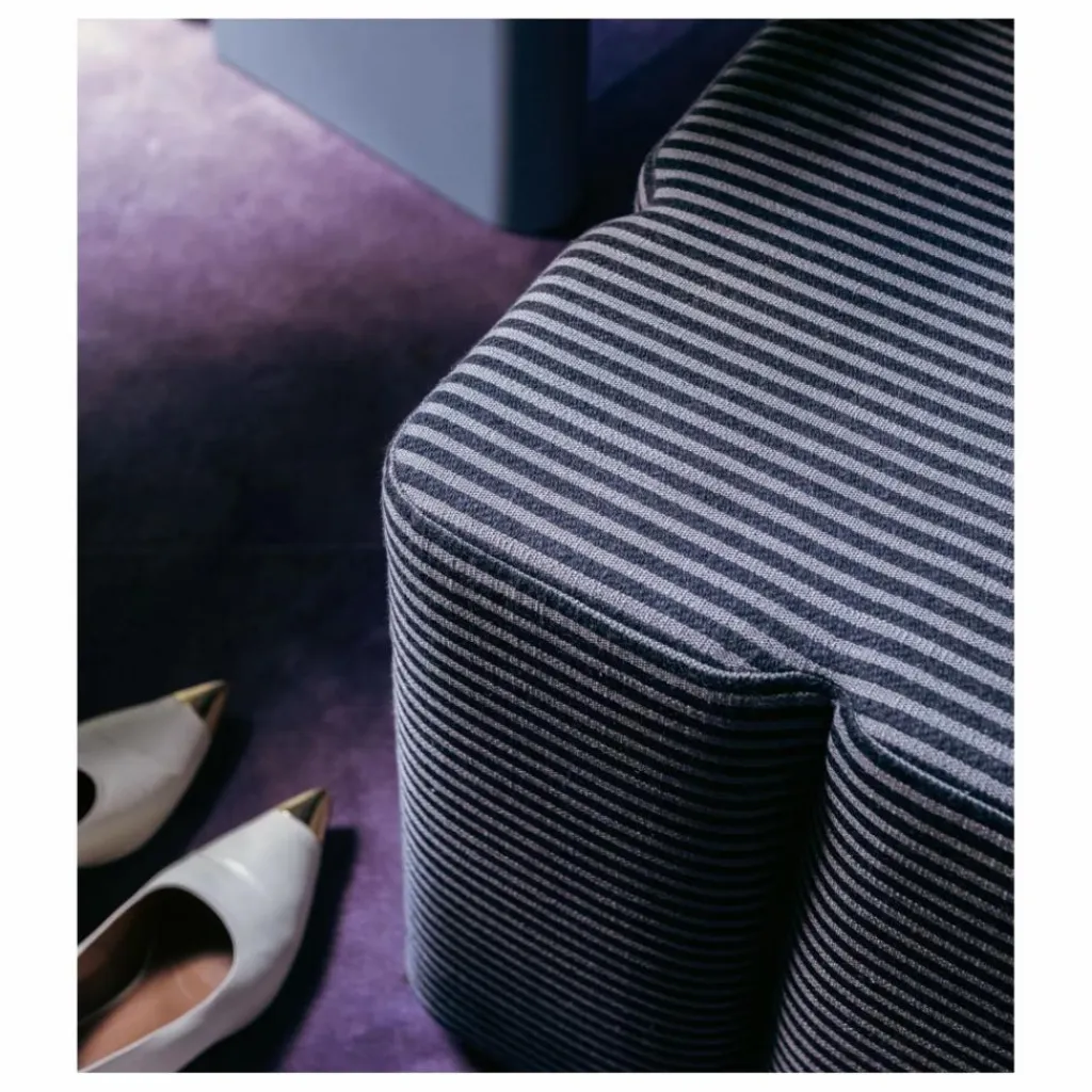 Clearance Pouf Fiori en tissu rayé | Poufs, Matelas De Sol