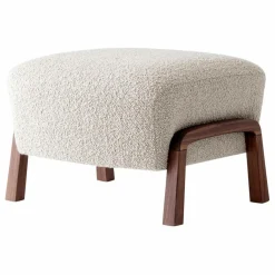 Sale Pouf ottoman Wulff ATD3, piètement noyer | Poufs, Matelas De Sol