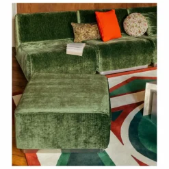 Best Pouf Rotondo en velours côtelé brillant | Poufs, Matelas De Sol