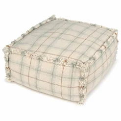 Clearance Pouf Tartan | Enfant Matelas De Sol, Poufs Enfant|Poufs, Matelas De Sol