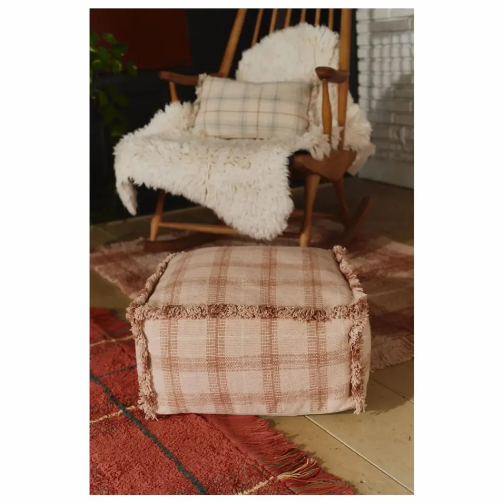 Sale Pouf Tartan | Enfant Matelas De Sol, Poufs Enfant|Poufs, Matelas De Sol