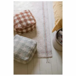 Hot Pouf Vichy | Enfant Matelas De Sol, Poufs Enfant|Poufs, Matelas De Sol