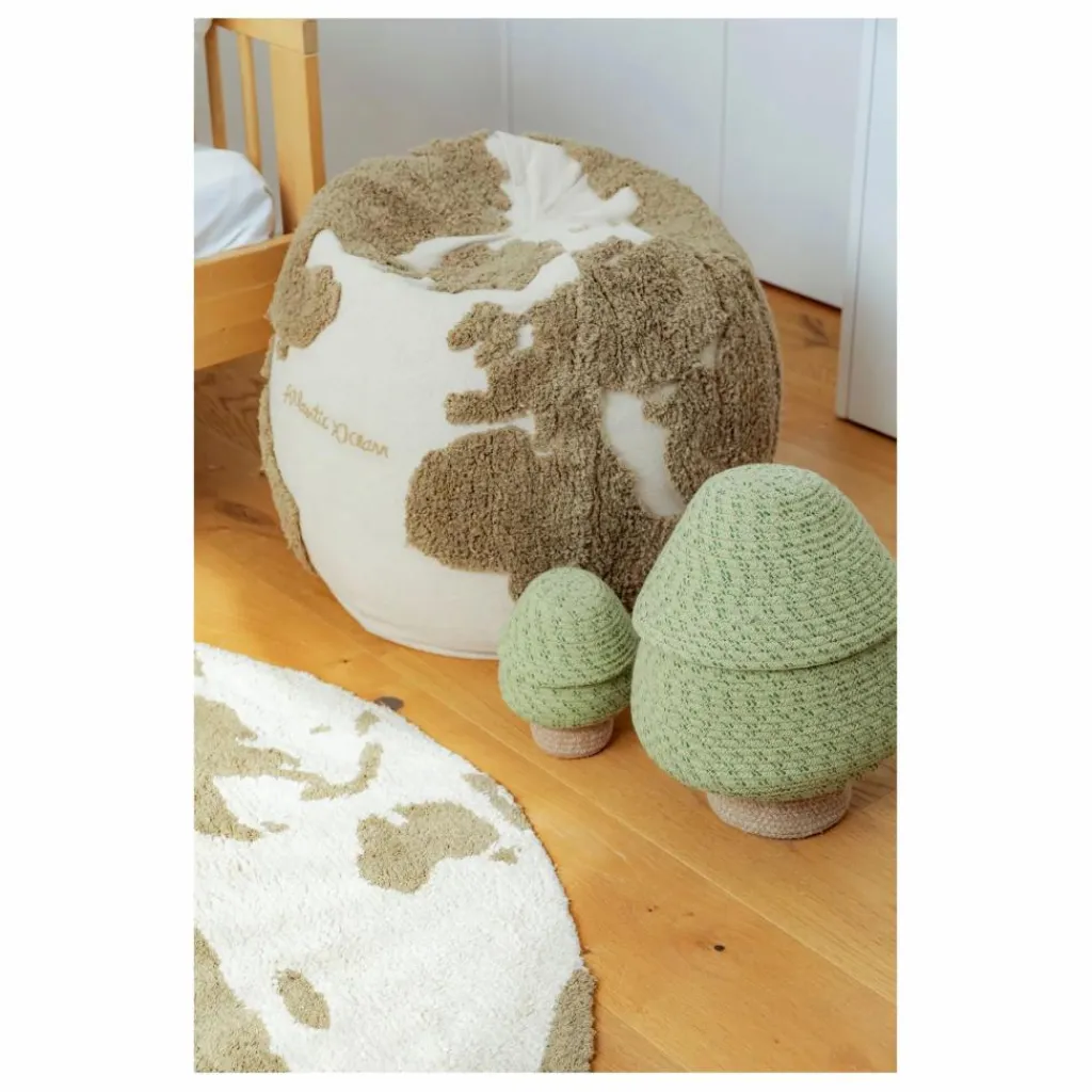 Outlet Pouf World map | Enfant Matelas De Sol, Poufs Enfant