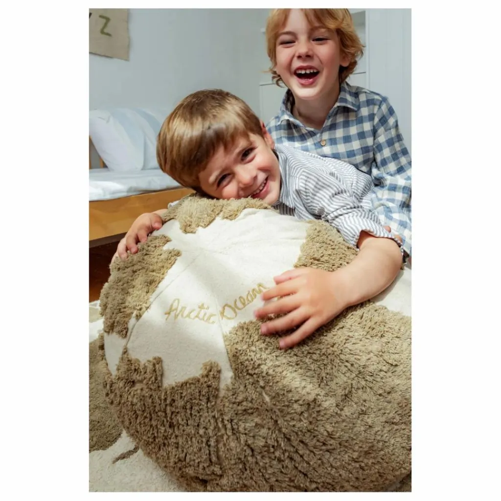 Outlet Pouf World map | Enfant Matelas De Sol, Poufs Enfant