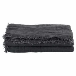 Discount Rideau Vice Versa Frangé en gaze de lin lavé | Rideaux|Rideaux