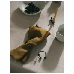 Outlet Rond de serviette en laiton - Set de 4 | Linge De Table|Art De La Table