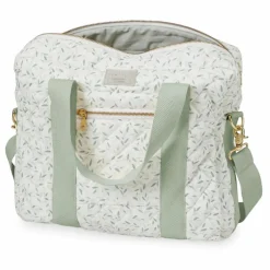 Best Sac à langer Green Leaves en coton bio | Sacs À Langer|Sacs À Langer, Trousses